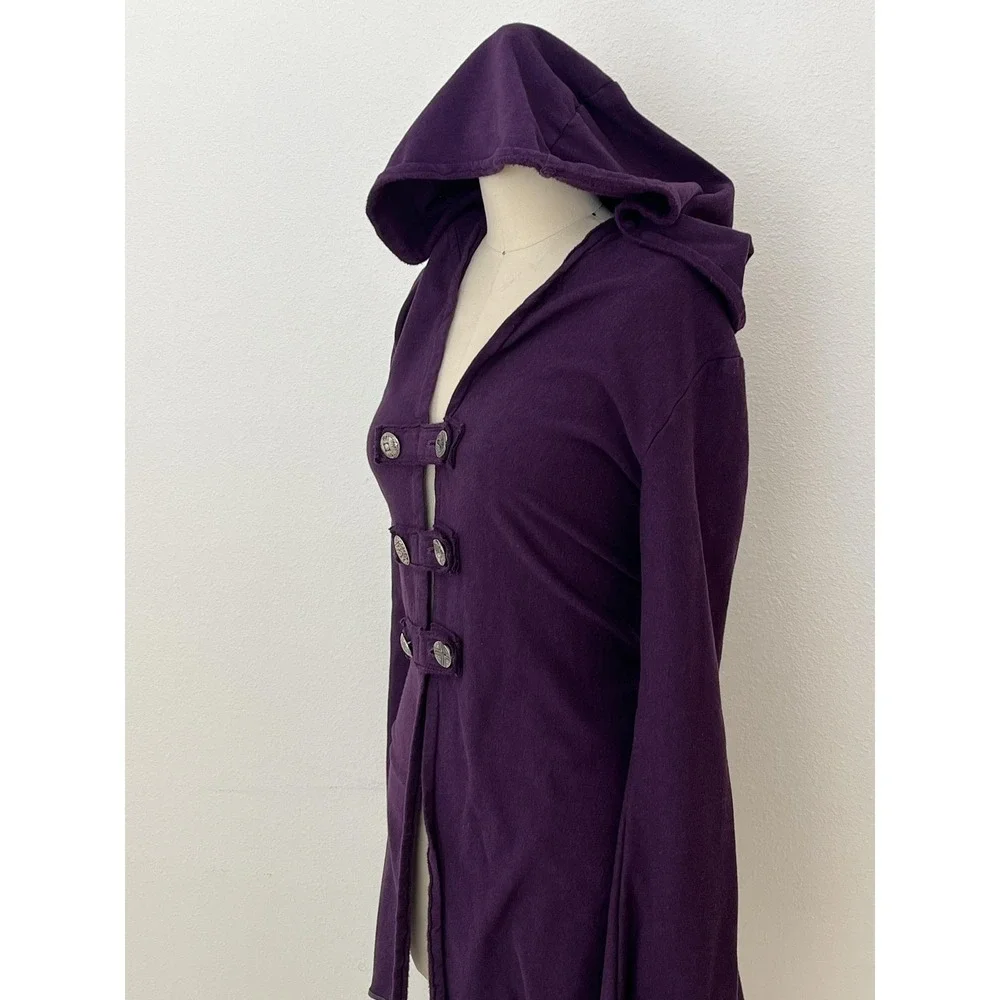 Faye Tality Couture Corset Hoodie Handmade Womens Med Goth Witch Whimsigoth Lace - Picture 6 of 16